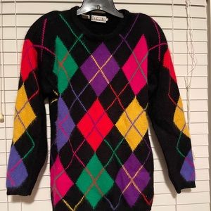 Vintage angora wool sweater circa 1989